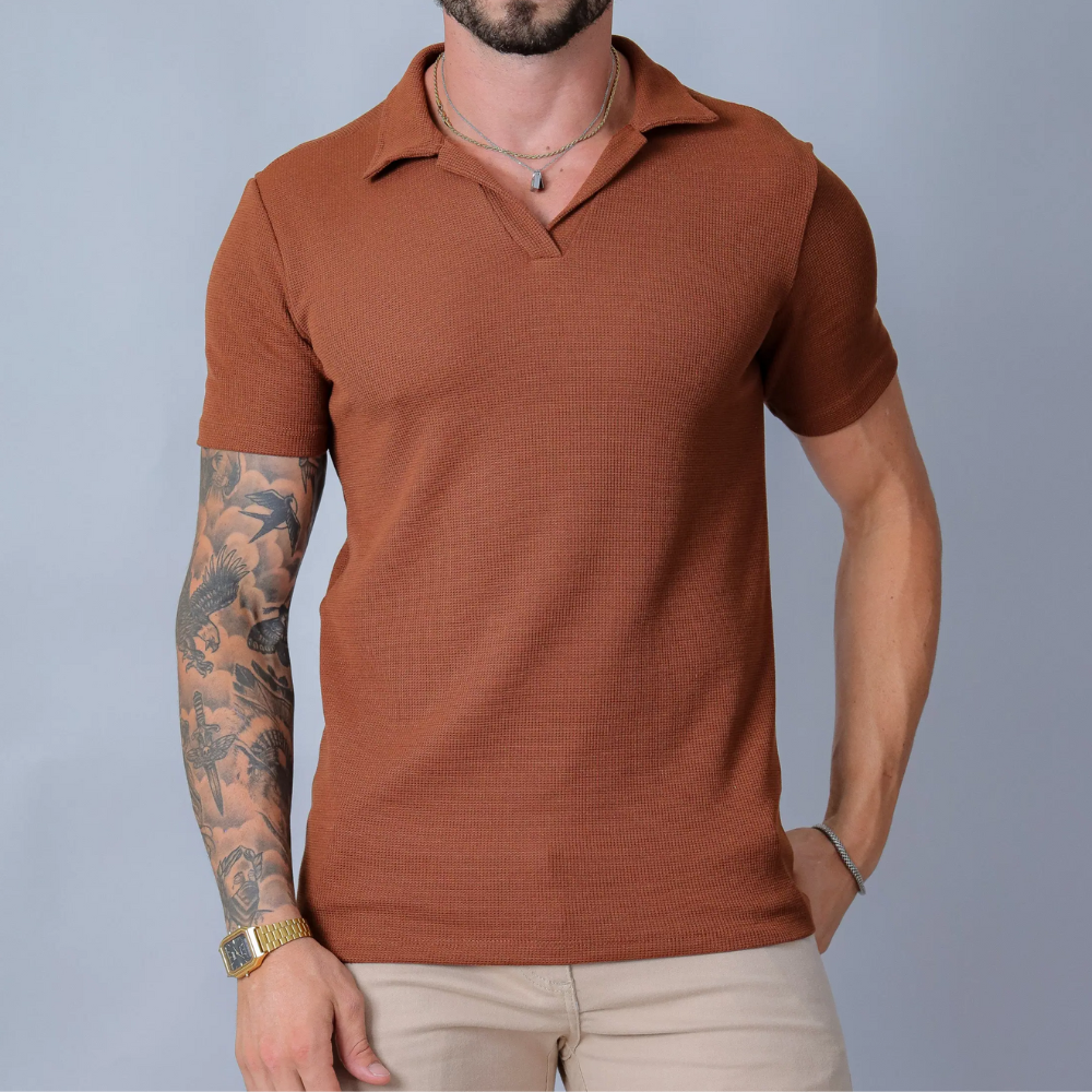 V-Knit Poloshirt Viktus